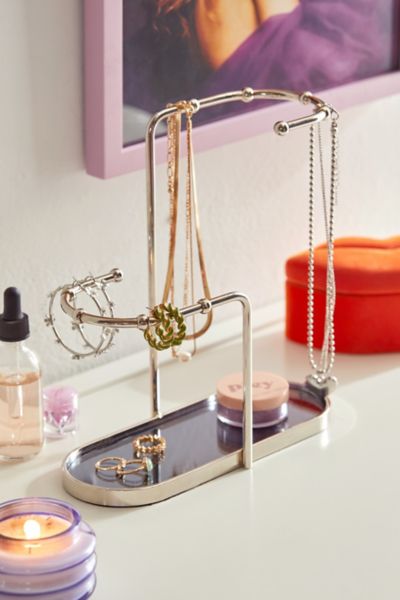 Urban Outfitters Cynthia Jewelry Storage In Silver At