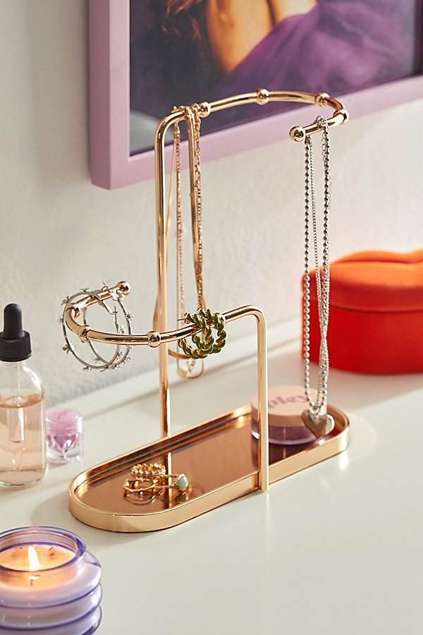 Shop Urban Outfitters Cynthia Jewelry Storage In Rose At