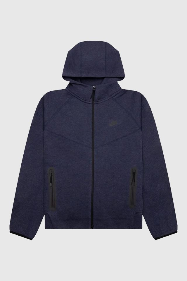 Blue tech fleece online hoodie