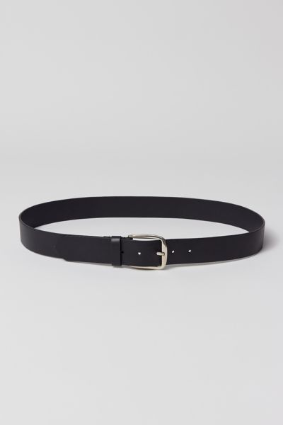 Urban Outfitters Casual Leather Buckle Belt in Black