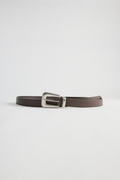Shop Urban Outfitters Western Buckle Belt In Brown, Men's At