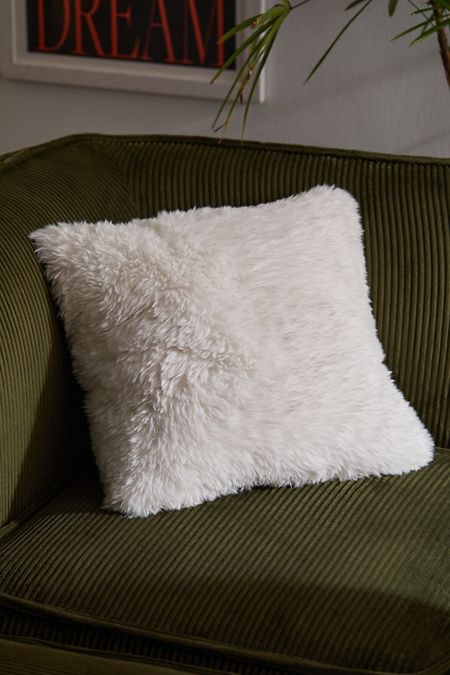 Lana Faux Fur Throw Pillow