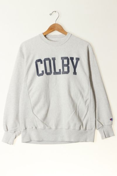 Vintage Champion Colby College Crewneck Sweatshirt Urban Outfitters