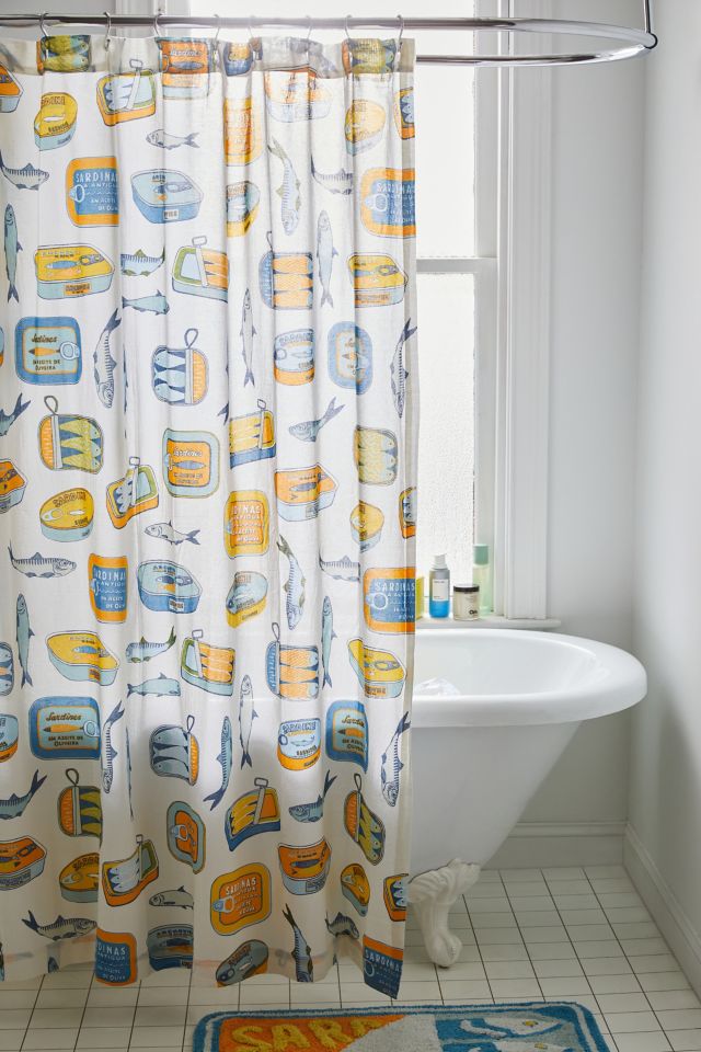 Sardine Shower Curtain Urban Outfitters