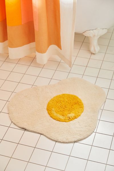 Shop Urban Outfitters Egg Bath Mat In Yellow At