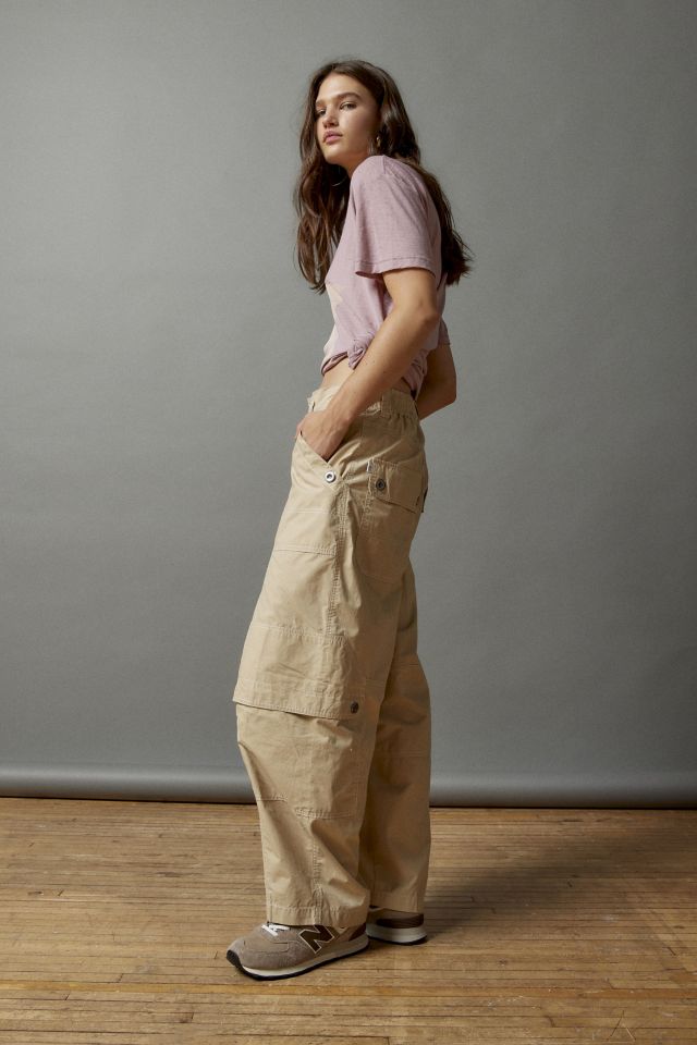 BDG Rih Baggy Cargo Pant In Red,at Urban Outfitters