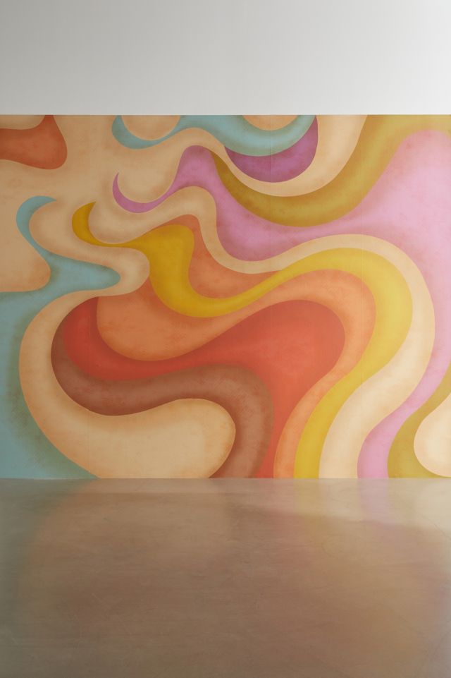 UO Home Silas Wave Removable Wall Mural #1