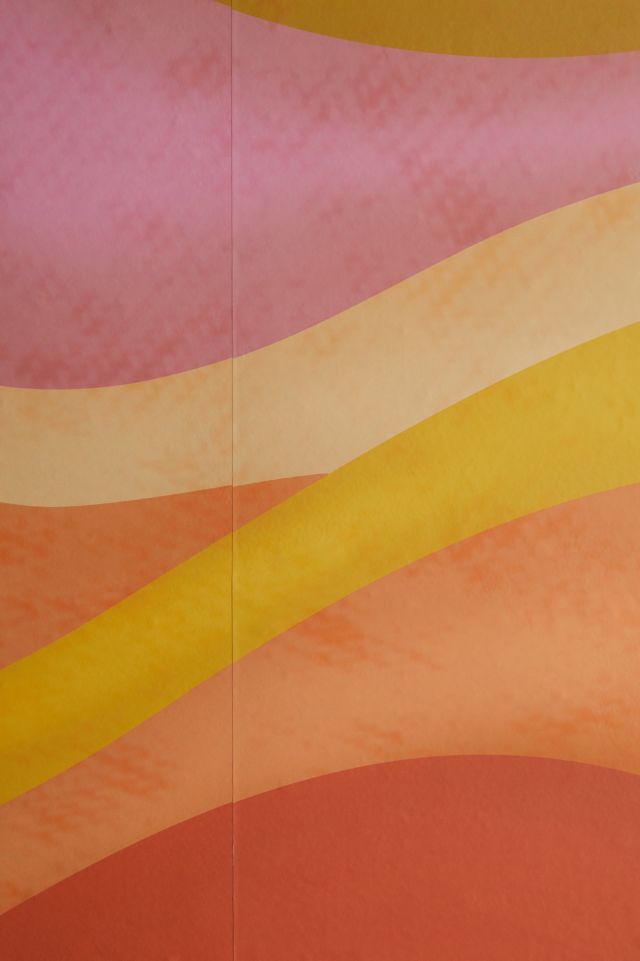 UO Home Silas Wave Removable Wall Mural #2