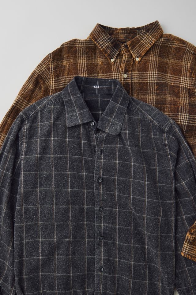 Chemise en flanelle délavée à l'acide Urban Renewal Vintage #1