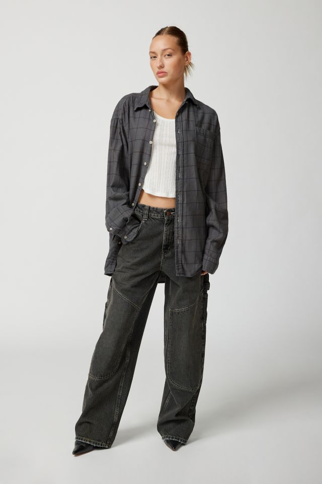 Urban Renewal Remade Overdyed Flannel Shirt #1