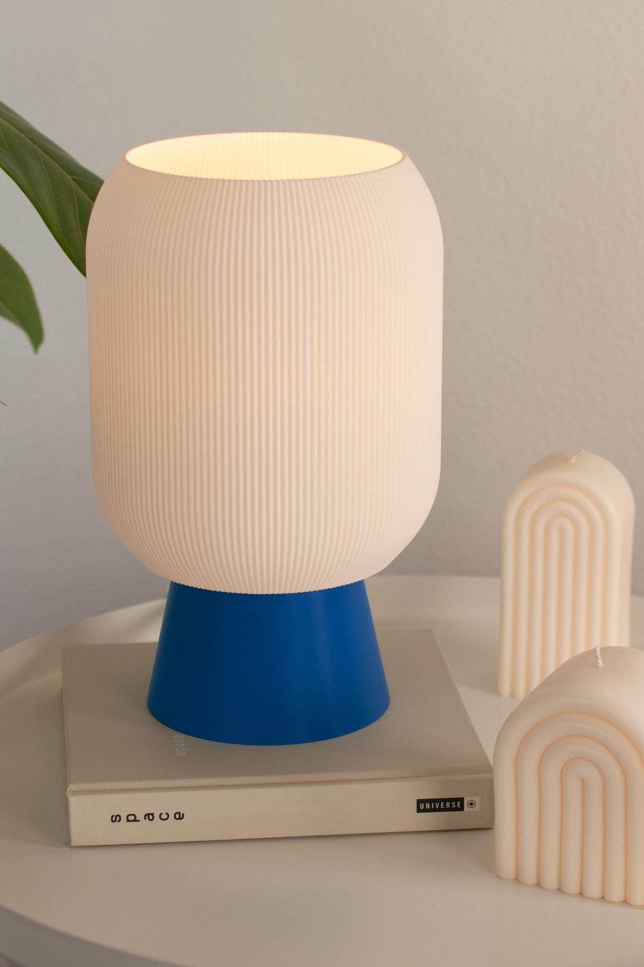 Honey & Ivy Table Lamp - Blue, Regular, ONE SIZE