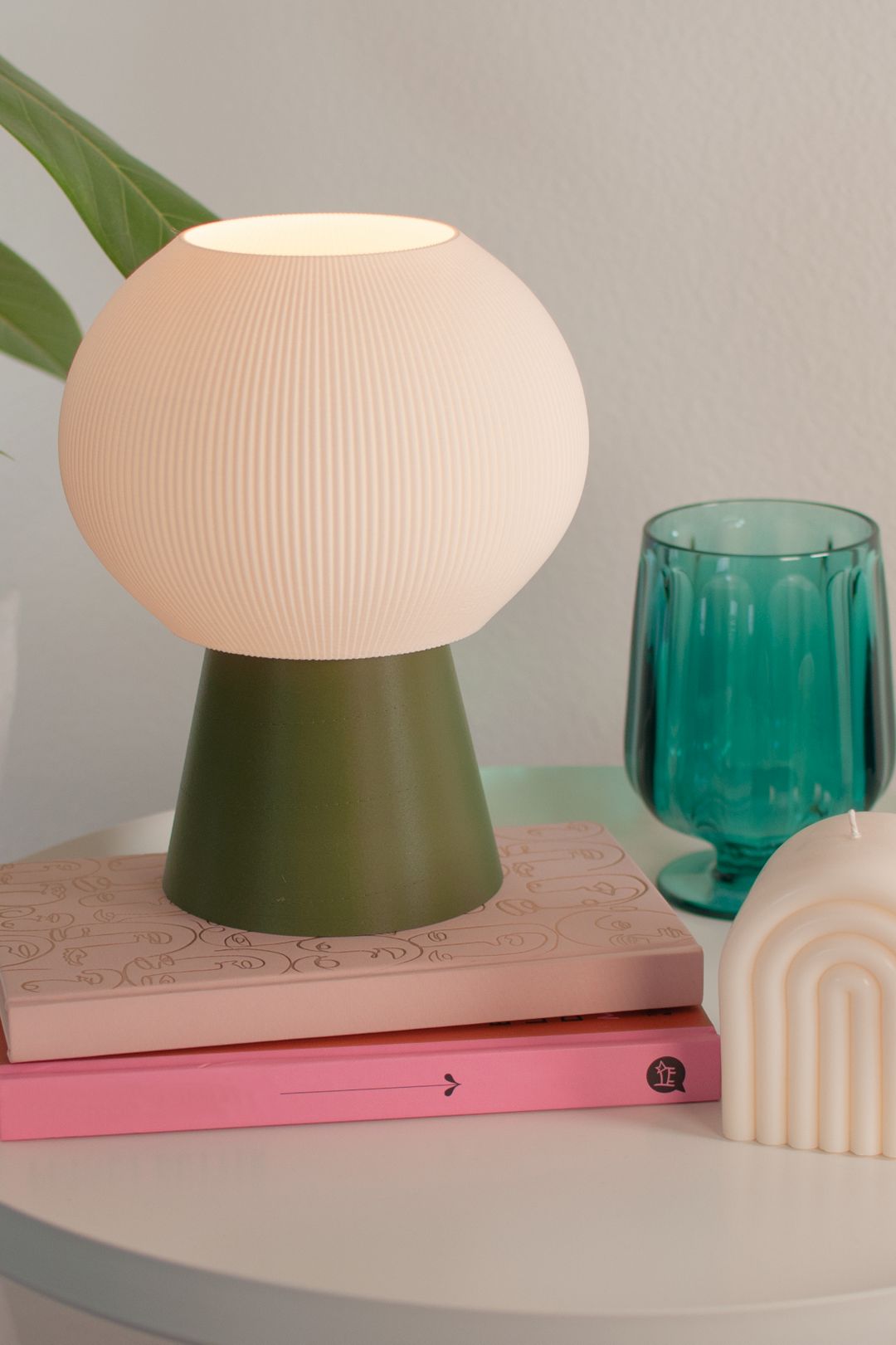 Honey & Ivy Mooshie Table Lamp - Olive, ONE SIZE
