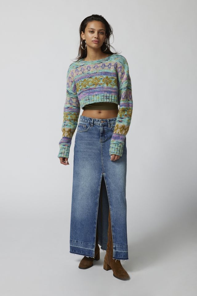 UO Turner Cropped Fairisle Sweater #1