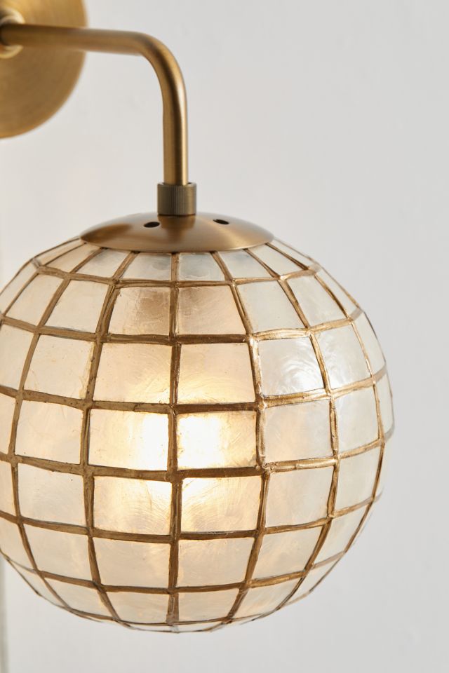 Capiz Sconce #4