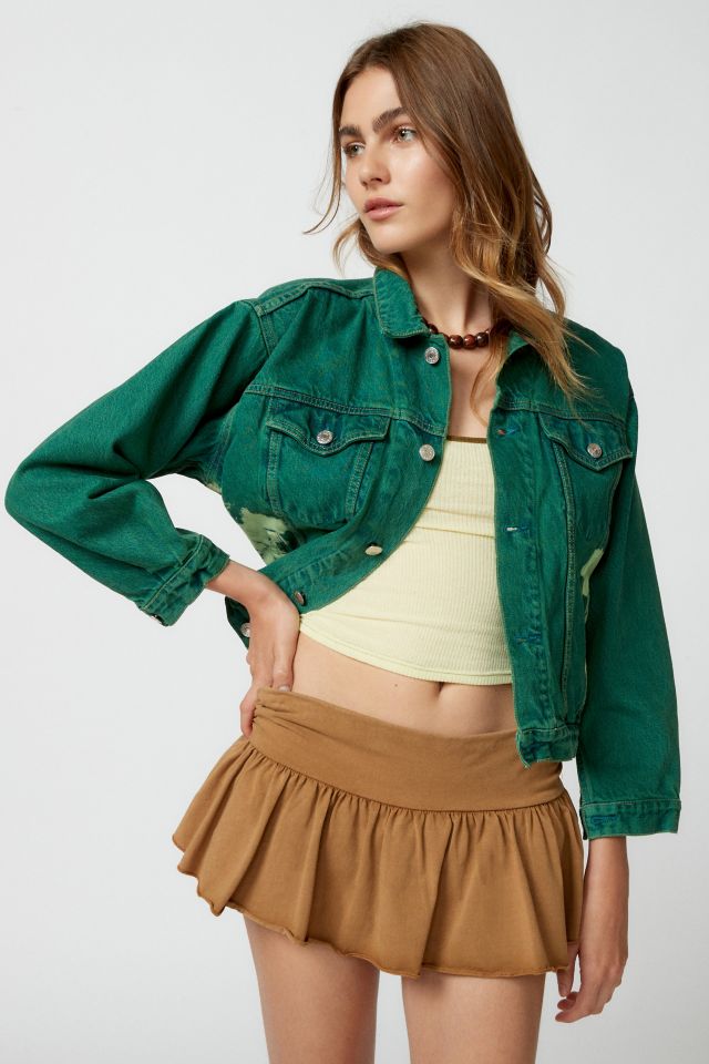 Urban Renewal Remade Y2K Dye Tech Denim Jacket #1
