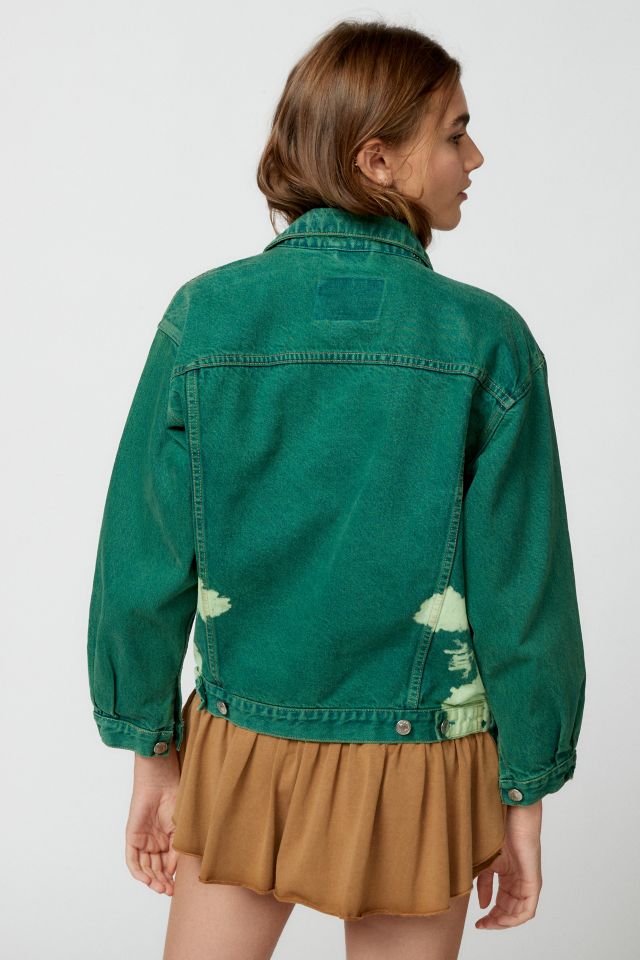 Urban Renewal Remade Y2K Dye Tech Denim Jacket #3