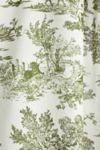 Frog Toile Patterned Shower Curtain