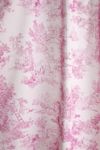 Berry Stripe Patterned Shower Curtain
