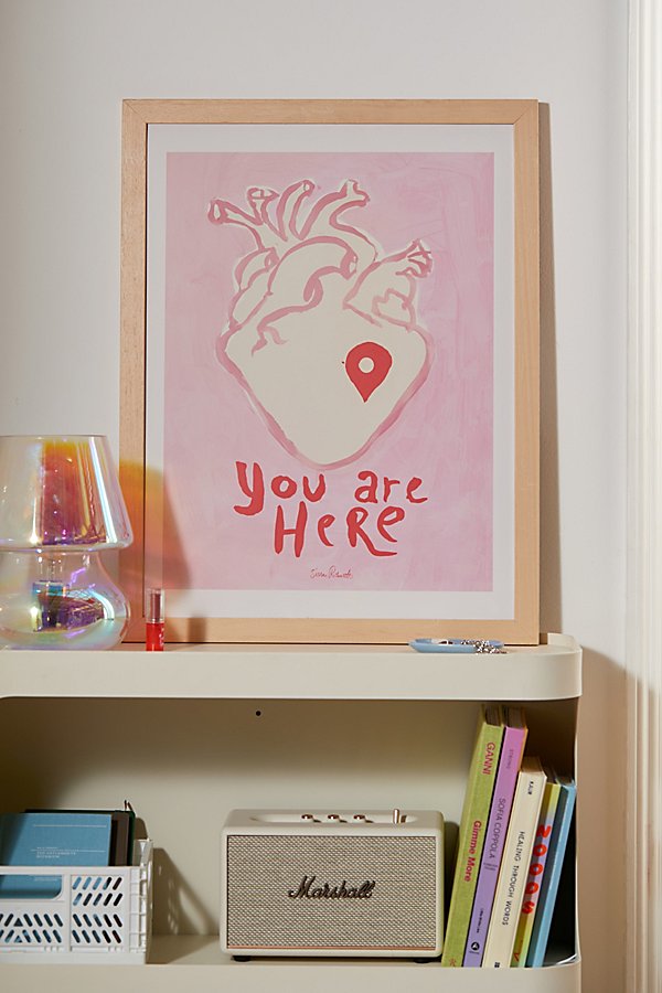 Pstr Studio Sissan You Are Here Art Print At Urban Outfitters
