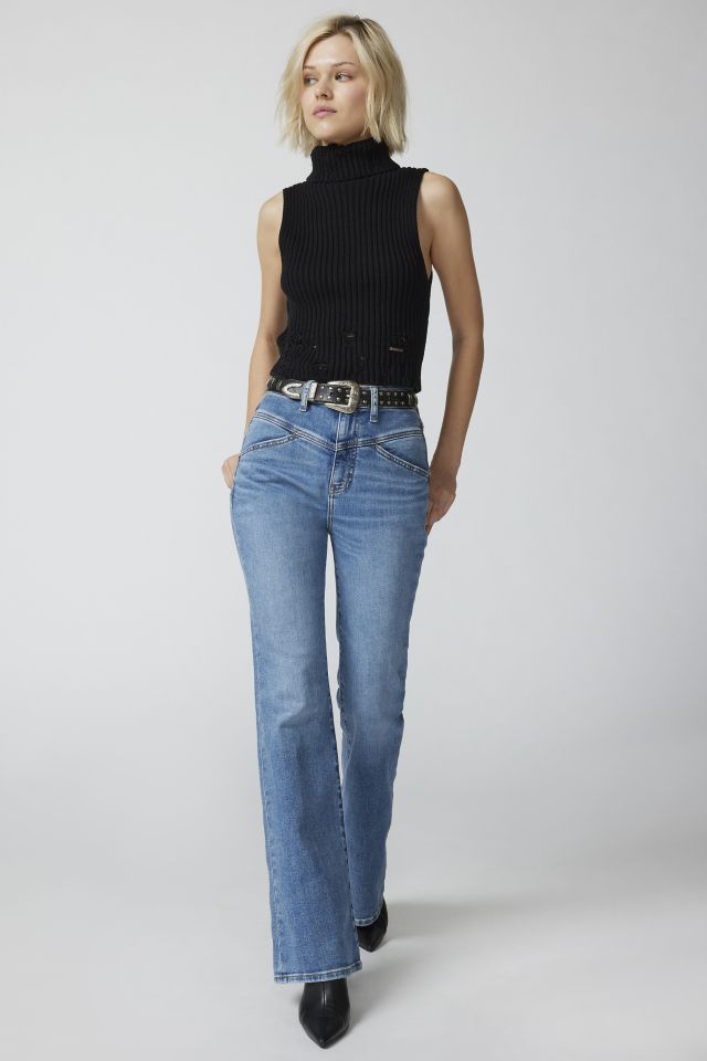 High-Waisted Flare Jean