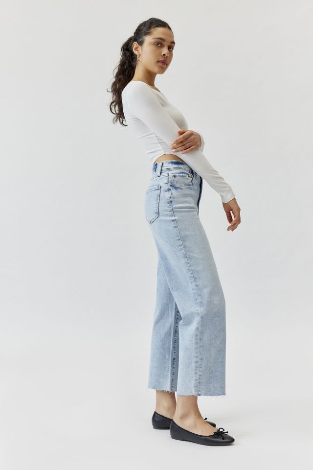 Daze Denim Pleaser High Waisted Wide Leg Jean | Urban Outfitters