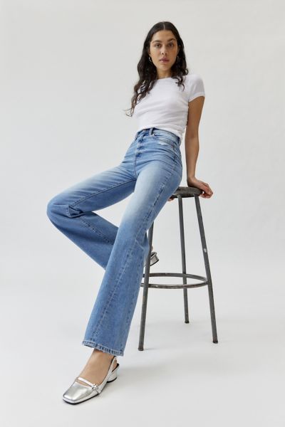 Shop Daze Denim Far Out High-waisted Jean In Tinted Denim, Women's At Urban Outfitters