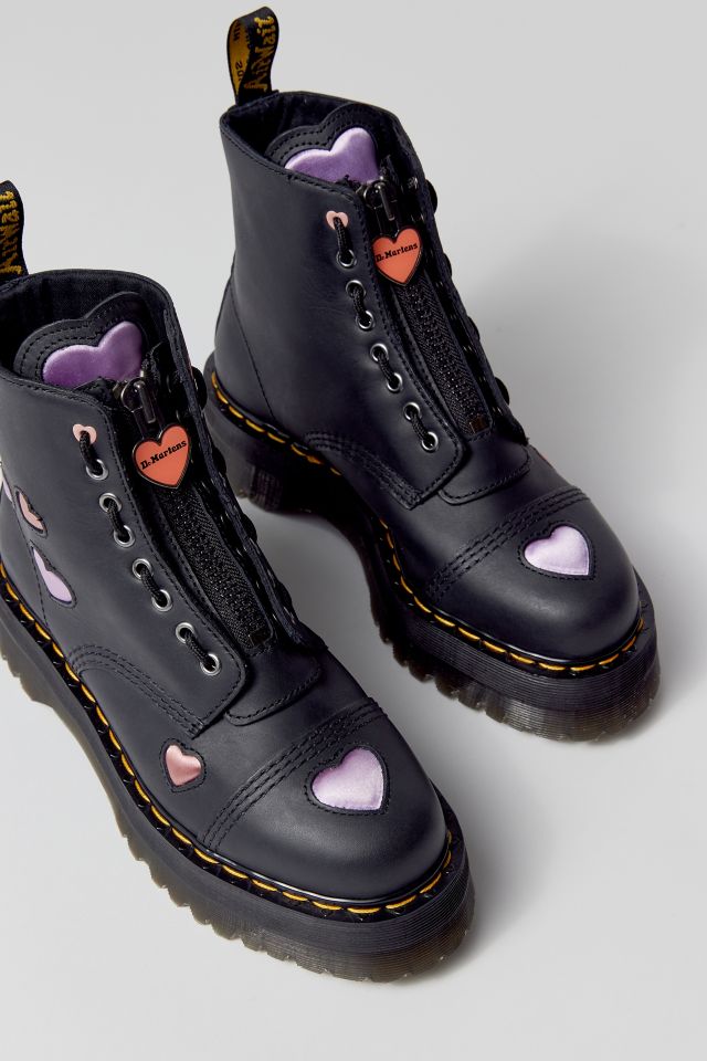 Dr martens lazy hot sale oaf heart boots