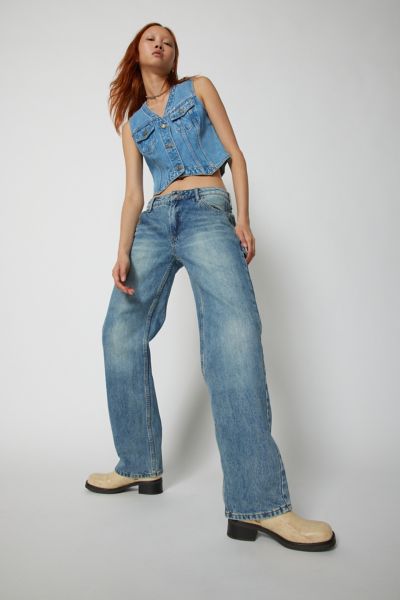 ★★Guess★★ GO Women's M-Tone Carpenter YP1D1336 GUESS Originals Zip Carpenter Jeans | GUESS