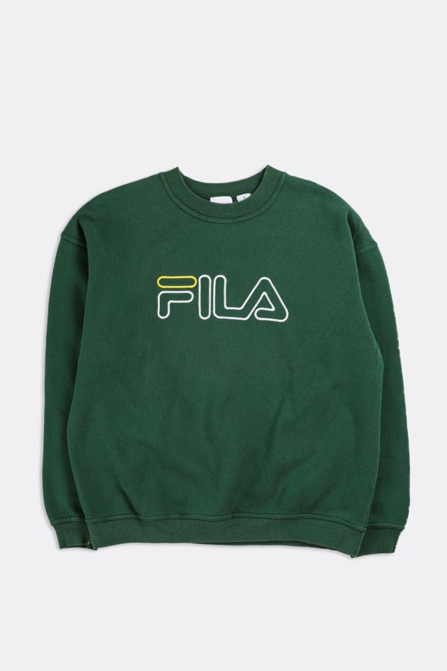 Green fila jumper on sale