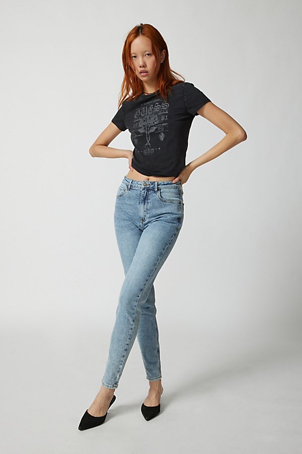 Guess Originals Go Kit High-waisted Skinny Jean In Light Blue, Women's At Urban Outfitters