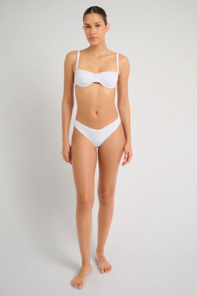 Onia Marilyn Ruffled Underwire Bikini Top #1