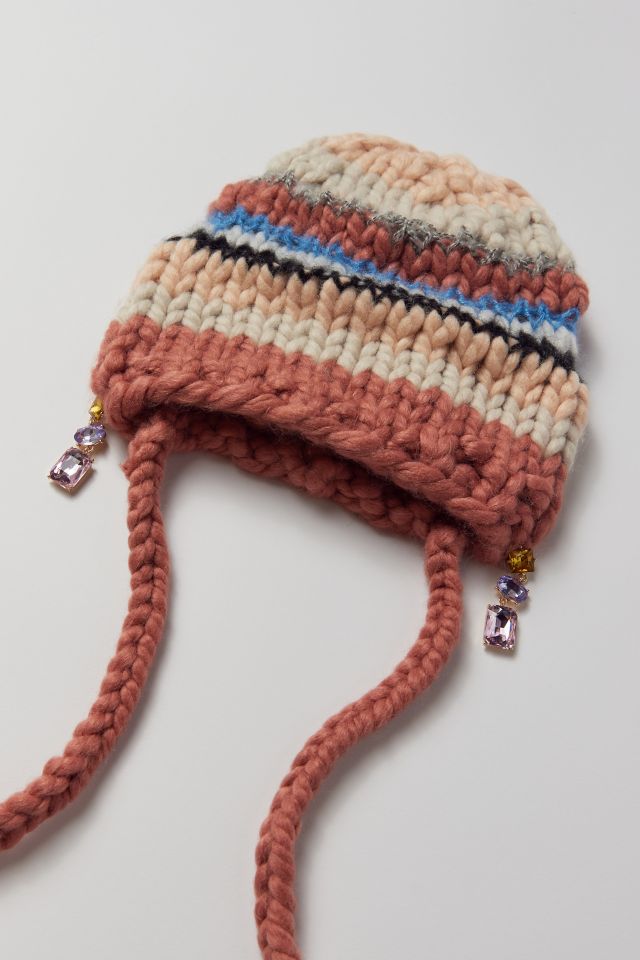 Jaxon Mixed Knit Charm Beanie #2
