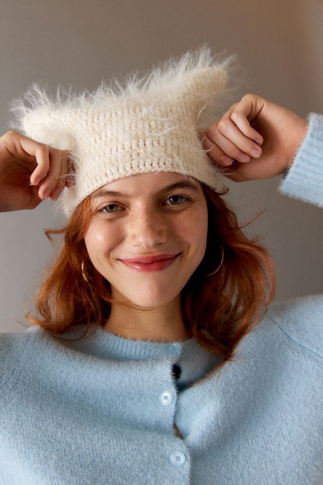 Mylo Fuzzy Ear Beanie #3