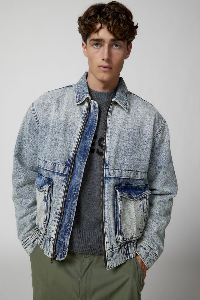 Guess distressed hot sale denim jacket