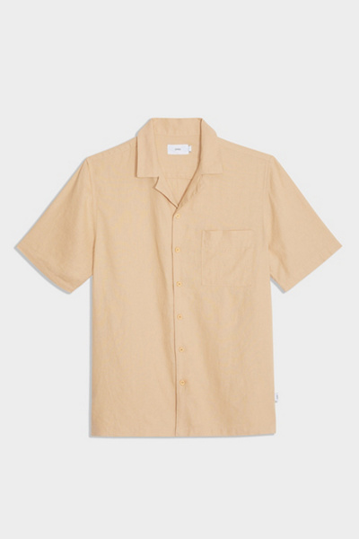 ONIA AIR LINEN CAMP SHIRT