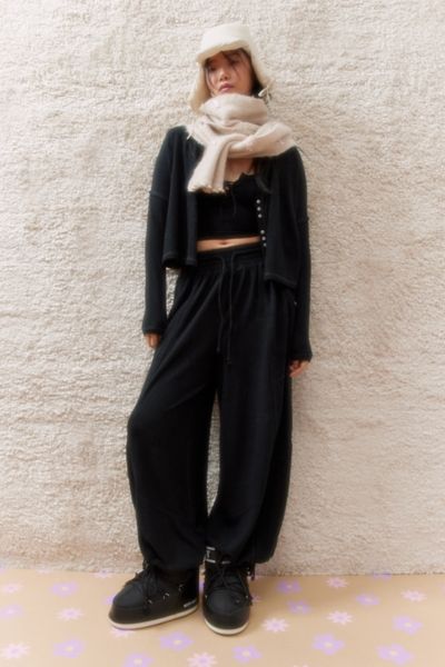 Out From Under Cozy Cabot Jogger Pant In Black