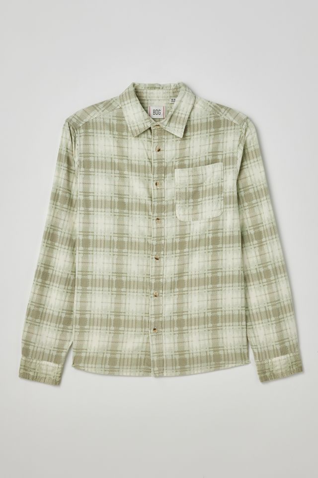 BDG Evan Plaid Cord Shirt #1