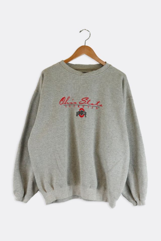 Vintage Iowa State Buckeyes Embroided Ribbed Sweatshirt | Urban Outfitters