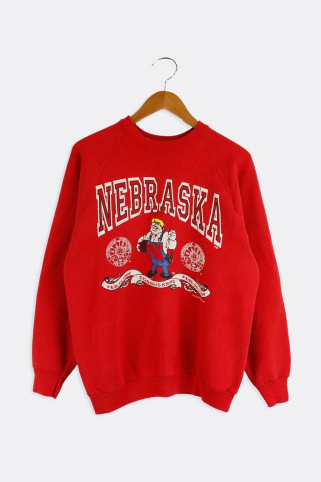 Vintage 1987 Distressed Nebraska Huskers Corn Husk Farmer Sweatshirt ...