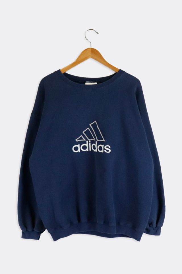 Vintage adidas crewneck sweatshirts hot sale