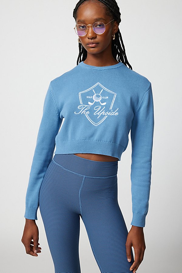 THE UPSIDE CLUB KARLIE TOP IN BLUE, WOMEN'S AT URBAN OUTFITTERS