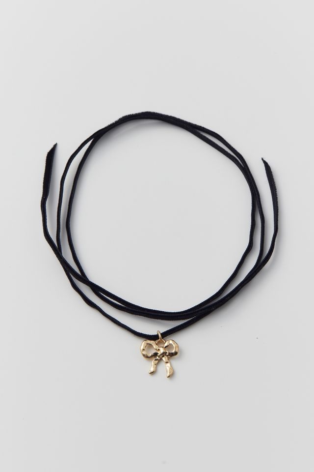 Delicate Hammered Wrap Choker Necklace Urban Outfitters Canada