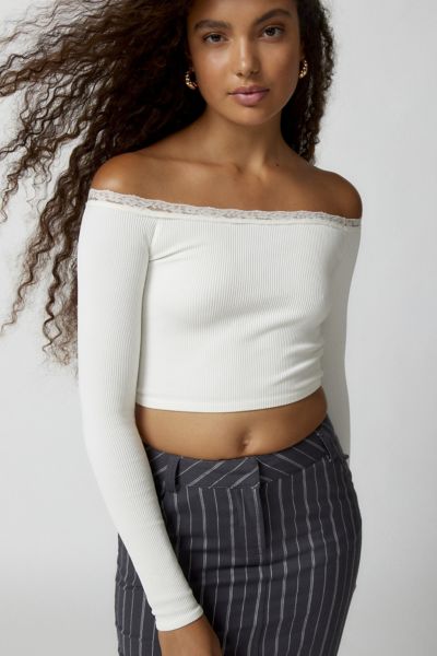 Out From Under Melani Seamless Lace-Trim Top | Urban Outfitters