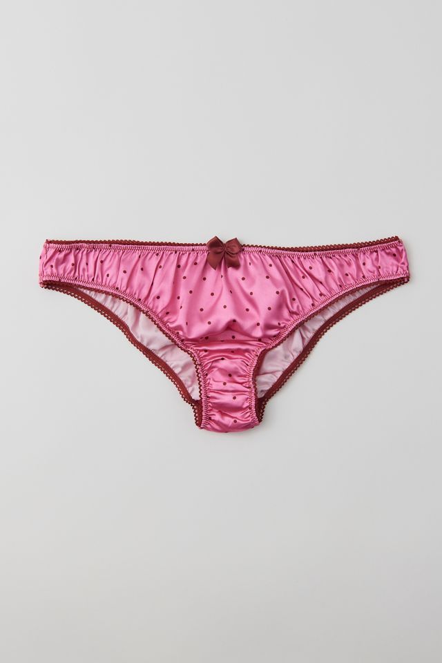 Out From Under Noelle Satin Bikini | Urban Outfitters
