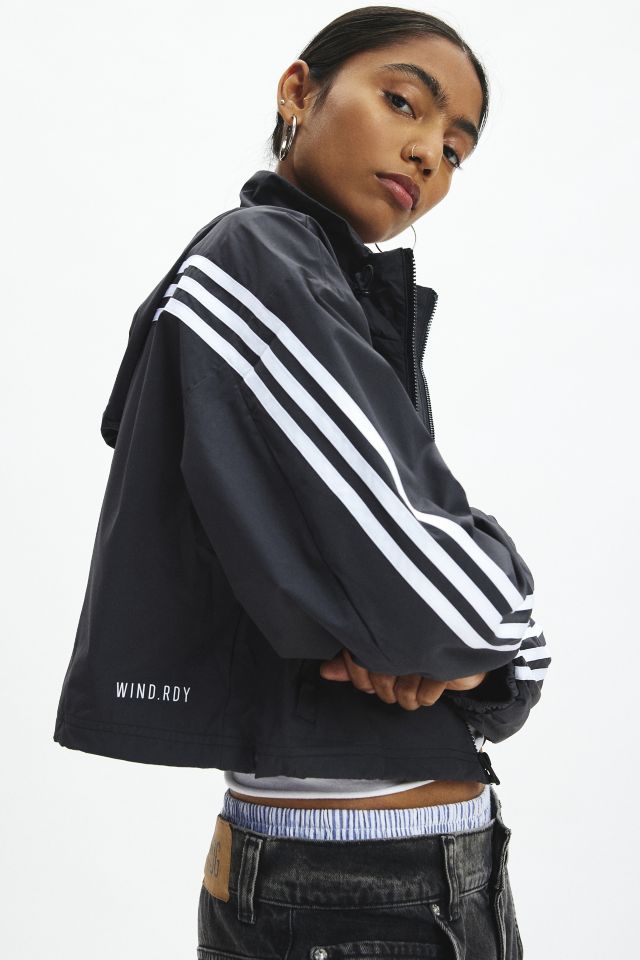 adidas Future Icons 3 Stripe Windbreaker Jacket Urban Outfitters