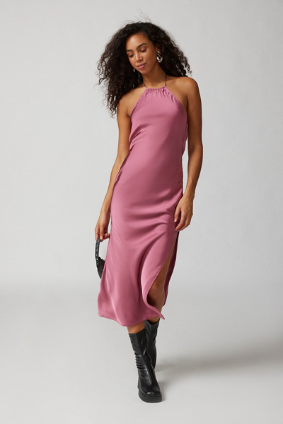 Celestial Kiss Halter Mini Dress