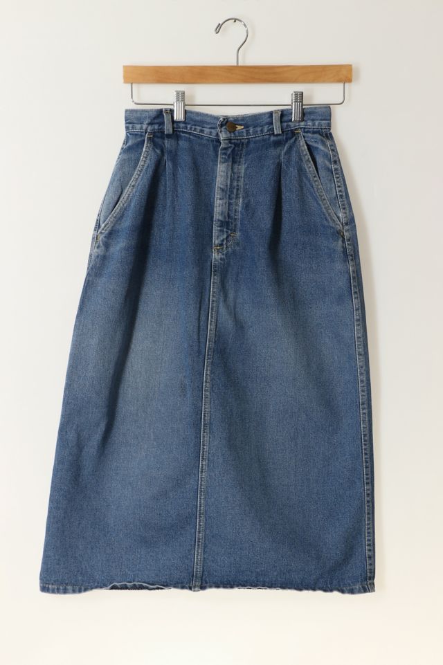 Ll bean denim store skirt