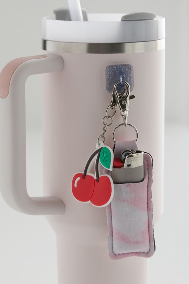 CharCharms Water Bottle Sticker Stick-On Hook, Water Bottle Hook, Water  Bottle Stickers (Pink Heart, 2)