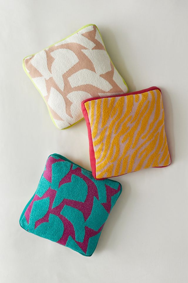 Multi Motif Throw Pillow #4
