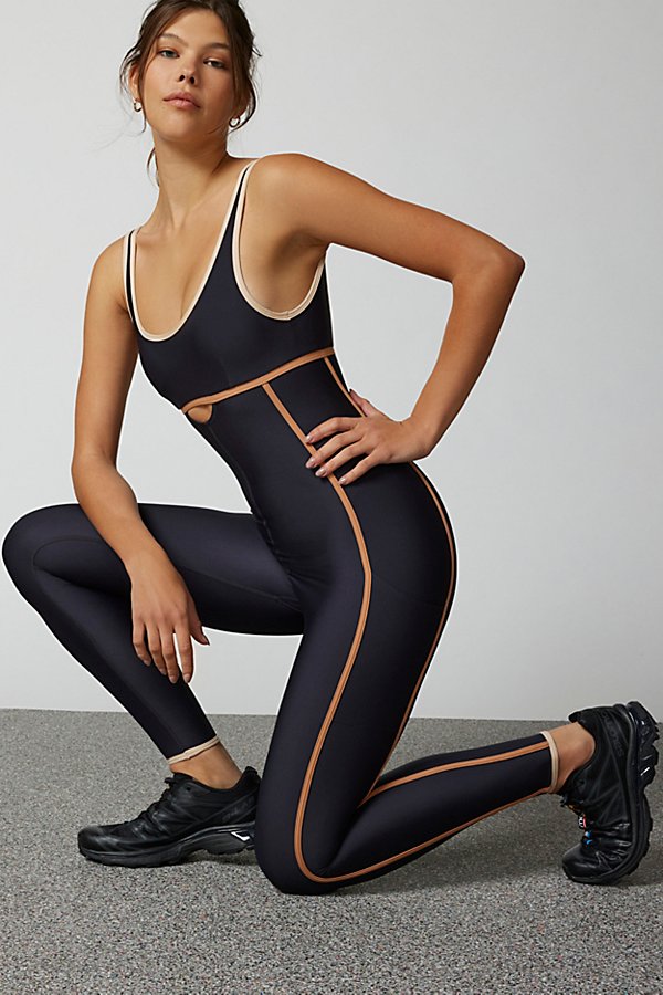 THE UPSIDE NORTHSTAR CATSUIT JUMPSUIT IN BLACK, WOMEN'S AT URBAN OUTFITTERS